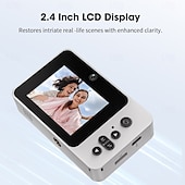 cheap Digital Camera-Digital Camera High-Definition Digicam Point and Shoot Camera for Photography and Video Recording Retro Travel Gift with Selfie Mirror