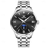 abordables Montres à quartz-OLEVS Hommes Montres à quartz Créatif Minimaliste Mode Décontractée Lumineux Calendrier Date Semaine IMPERMÉABLE Acier Suivre