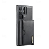 baratos Capa Samsung-Capa de Telefone para Samsung Galaxy S24 Ultra Plus S24 FE S23 Ultra Plus S22 Plus Ultra S21 Ultra S25 Capa Traseira com Suporte Magnético Carregamento Sem Fio Retro TPU PC