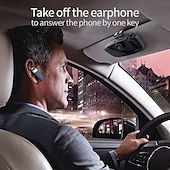 abordables Électronique automobile-Haut-parleur sans fil 2 en 1 avec pare-soleil Siri, kit mains libres pour voiture, écouteurs Bluetooth