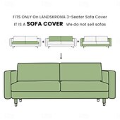 cheap Sofa Cover-3-Seater Sofa Cover Solid Color Slipcovers  LANDcover LITB PRIME cover