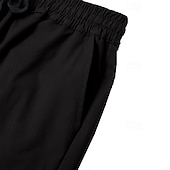 cheap Cargo Pants-Men&#039;s Cargo Pants Cargo Trousers Trousers Drawstring Elastic Waist Multi Pocket Plain Comfort Breathable Casual Daily Fashion Streetwear Black Light Green