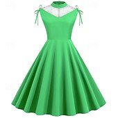 ieftine Rochii-Elegant klasické 1950 Rochii Linia -A Pentru femei ziua îndragostiților Evenimente / Petrecere Dată Petrecere ceai Adulți Rochie Primavara vara