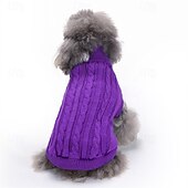 economico Maglioni-Cane Maglione Classico Inverno Caldo Di tendenza Confortevole All&#039;aperto Abbigliamento Quotidiano Interno Abbigliamento per Cani for Piccolo Medio Grande
