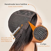 economico Parrucche trendy sintetiche-parrucca per donna parrucche lunghe ricce ondulate dall&#039;aspetto naturale parrucca sintetica in fibra resistente al calore, parrucca con attaccatura dei capelli in pizzo per uso quotidiano cosplay