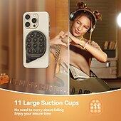abordables Supports de téléphone-support de téléphone Portable Antidérapant Ventouse Support de téléphone pour Bureau Selfies / Vlogging / Diffusion en direct Compatible avec Tous les téléphones portables Accessoire de Téléphone
