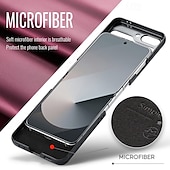cheap Samsung Cases-Phone Case For Samsung Galaxy Z Flip 6 Z Flip 5 Back Cover Magnetic Support Wireless Charging Card Slot Retro TPU PU Leather