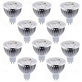 economico Faretti a LED-10 pz faretto led 5w mr16 4w faretto led foco lampada led 12v per casa hotel dect 3w