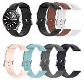 baratos Pulseiras de relógio Samsung-Pulseiras de Relógio para Samsung Galaxy 3 41mm Couro PU Substituição Alça Ajustável Loop Solo Pulseira
