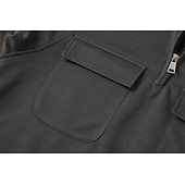 economico Felpa Tattica-Per uomo Felpa con cappuccio Felpa con cappuccio e cerniera a un quarto Felpa con cappuccio tattica Nero Verde militare Blu Cachi Grigio scuro Con cappuccio Liscio Tasche Sportivo Giornaliero Per