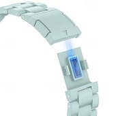 זול להקות Apple Watch-סולו לופ מותאם ל רצועת השעון של Apple Watch 38 מ&quot;מ 40 מ&quot;מ 41 מ&quot;מ 42 מ&quot;מ 44 מ&quot;מ 45 מ&quot;מ 49 מ&quot;מ סוגר מגנטי מתכוונן PC רצועת שעון חלופית ל iwatch Ultra 2 Series 9 8 7 SE 6 5 4 3 2 1