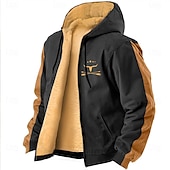 baratos moletom masculino de lã-Homens Cowboy Moletom Moletom com zíper Moletom com capuz Gola Redonda Moda Impressão 3D Férias Streetwear Preto Azul Zip Up Outono Inverno Designer