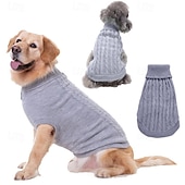 economico Maglioni-Cane Maglione Classico Inverno Caldo Di tendenza Confortevole All&#039;aperto Abbigliamento Quotidiano Interno Abbigliamento per Cani for Piccolo Medio Grande