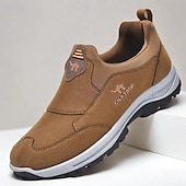 abordables Baskets-chaussures de randonnée à enfiler pour hommes – baskets d&#039;extérieur durables avec semelle antidérapante, conception légère et tissu respirant pour le trail et le camping
