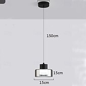 economico Luci a sospensione-lampada a sospensione moderna in alluminio e ferro di lusso, lampada a sospensione per soggiorno, camera da letto, sala da pranzo, isola della cucina, piccola lampada a sospensione a led con paralume