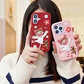 お買い得  iPhone用ケース-電話 ケース 用途 iPhone 16 iPhone 16プロ iPhone 16 Proマックス iPhone 15 14 Pro Max Plus iPhone 13 Pro Max バックカバー 耐衝撃 レトロ風 シリコーン