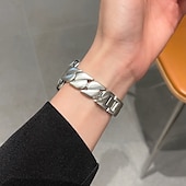 זול להקות Apple Watch-סולו לופ מותאם ל רצועת השעון של Apple Watch 38 מ&quot;מ 40 מ&quot;מ 41 מ&quot;מ 42 מ&quot;מ 44 מ&quot;מ 45 מ&quot;מ 49 מ&quot;מ נשים סגסוגת רצועת שעון חלופית ל iwatch Ultra 2 Series 9 8 7 SE 6 5 4 3 2 1
