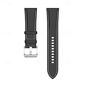 billige Samsung klokkebånd-Klokkerem til Samsung Galaxy 3 41mm Watch 42mm PU-lær Erstatning Stropp Justerbar Solo loop Armbånd