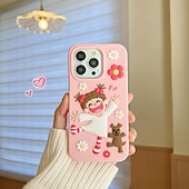 お買い得  iPhone用ケース-電話 ケース 用途 iPhone 16 iPhone 16プロ iPhone 16 Proマックス iPhone 15 14 Pro Max Plus iPhone 13 Pro Max バックカバー 耐衝撃 レトロ風 シリコーン
