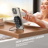 abordables Supports de téléphone-support de téléphone Portable Antidérapant Ventouse Support de téléphone pour Bureau Selfies / Vlogging / Diffusion en direct Compatible avec Tous les téléphones portables Accessoire de Téléphone