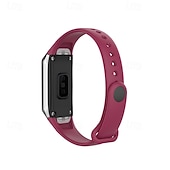 abordables Correas de reloj Samsung-Ver Banda para Samsung Galaxy Fit SM-R370 Silicona Reemplazo Correa Ajustable Correa Deportiva Pulsera