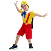 ieftine Costume pentru băieți-Costum de petrecere Pinocchio Costume film / teme TV Pentru copii Băieți Halloween Carnaval Performanță Scenă Îmbrăcați-vă