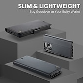 Недорогие Чехлы для iPhone-Чехол для телефона для iPhone 16 Pro Max Plus iPhone 15 Pro Max Plus iPhone 14 13 12 11 Pro Max Plus Mini Чехол с подставкой Магнитный слот для карт Ретро TPU PU Кожа