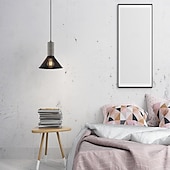 economico Luci Isola cucina-lampada a sospensione in cemento paralume in rete metallica lampada a sospensione industriale moderna in cemento 110-240v
