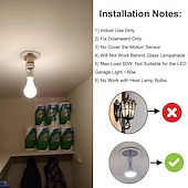 cheap Light Bulb Sockets-Motion Sensor Light Socket E26/E27 Smart Lamp Bulb Holder Adapter Auto On/Off Light Control Suitable for Garage Basement Porch Storage Room