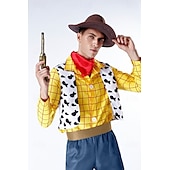 levne Pánské kostýmy-Příběh hraček Dřevnatý Cosplay kostým Halloween rekvizity Maškarní Anime předvečer Všech svatých Filmové kostýmy for Pánské Dospívající Dospělé Vánoce předvečer Všech svatých Nový rok