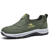 abordables Baskets-chaussures de randonnée à enfiler pour hommes – baskets d&#039;extérieur durables avec semelle antidérapante, conception légère et tissu respirant pour le trail et le camping