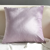 tanie Trendy poduszkowe-dekoracyjne poduszki do rzucania aksamitna rzuć poszewka na poduszkę jednokolorowe do sypialni salon sofa kanapa krzesło różowy niebieski szałwia zielony fioletowy żółty spalony pomarańczowy