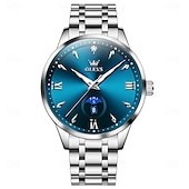 abordables Montres à quartz-OLEVS Hommes Montres à quartz Créatif Minimaliste Mode Décontractée Lumineux Calendrier Date Semaine IMPERMÉABLE Acier Suivre