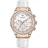 economico Orologi al quarzo-nuovo orologio da donna alla moda olevs cronografo calendario fosforescente orologio sportivo casual impermeabile da donna con diamanti incastonati