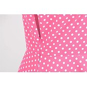 economico Vestiti-Elegante Classico Anni 1950 Vestito A Pois Linea ad A Costume Per donna San Valentino Evento / Festa Data Tè Adulti Vestito Primavera &amp; Estate