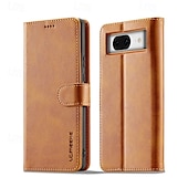levne Ostatní pouzdra-telefon Carcasă Pro Google Pixel 9 Pro Pixel 9 Pro XL Pixel 8 Pro Pixel 8 Pixel 9 Pixel 7 Pixel 7 Pro Pixel 6 Pixel 6 Pro Flip Cover se stojánkem Magnetické Slot pro kartu Retro TPU PU kůže