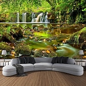 olcso táj kárpit-természet vízesés függő gobelin fal művészet nagy kárpit falfestmény dekoráció fénykép háttér takaró függöny otthon hálószoba nappali dekoráció