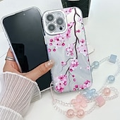 ieftine Carcase iPhone-telefon Maska Pentru iPhone 16 15 14 Pro Max Plus iPhone 13 Pro Max Capac Spate cu curea de mână Anti Șoc Retro TPU PC