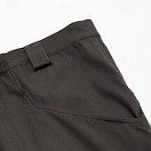 billiga Cargobyxor-Herr Militärbyxor Cargo byxor Långbyxor Ficka Rakt ben Ensfärgat Komfort Utomhus Fullängd Ledigt Dagligen Streetwear Stylish Svart Armégrön Microelastisk