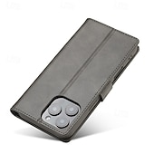 economico Cover per iPhone-telefono Custodia Per iPhone 16 Pro Max Plus iPhone 15 Pro Max Plus iPhone 14 13 12 11 Pro Max Plus Mini Copertina ribaltabile Con supporto A calamita Slot per schede Retrò TPU pelle sintetica