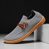 preiswerte Sneaker für Herren-Herren Leichte Barfußschuhe – Atmungsaktive Freizeitsneaker mit Slip-On Design für Gehen, Reisen und Alltag