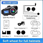 お買い得  車載エレクトロニクス-ヘルメット ヘッドセット インターホン ヘルメット トーク オートバイ ヘルメット ヘッドセット インターホン スピーカー 音楽共有 FM ラジオをサポート