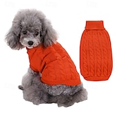 economico Maglioni-Cane Maglione Classico Inverno Caldo Di tendenza Confortevole All&#039;aperto Abbigliamento Quotidiano Interno Abbigliamento per Cani for Piccolo Medio Grande