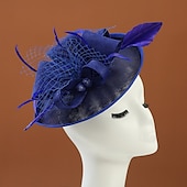 tanie Fascynatory i kapelusze-kapelusz na przyjęcie herbaciane - 2025 kapelusz na przyjęcie herbaciane Kentucky Derby z lat 20. XX wieku nakrycie głowy dla kobiet i dziewcząt