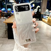 cheap Samsung Cases-Phone Case For Samsung Galaxy Z Flip 6 Z Flip 5 Z Flip 4 Z Flip 3 Back Cover Shockproof Retro PC