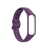 זול להקות שעונים של סמסונג-צפו בנד ל Samsung Galaxy Fit E SM-R375 סיליקוןריצה תַחֲלִיף רצועה מתכוונן רצועת ספורט צמיד