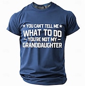 billige Morsomme T-skjorter for menn-Herre Morsom Slang T skjorte Kortermet T skjorte 3D-utskrift Crew-hals Skjorte Mote Daglig Gate Daglig Svart Blå Grønn Sommer Vår Klær S M L XL XXL XXXL