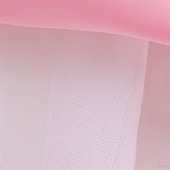 baratos Vestidos floridos-Vestido para Meninas das Flores Crianças Para Meninas Vestido de princesa Espetáculo Casamento Festa Elegante Lindo Com Transparência Côr Sólida Sem Manga Gola Redonda Branco Rosa 4 anos +