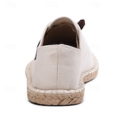 Χαμηλού Κόστους Ανδρικά Sneakers-ανδρικά casual αθλητικά παπούτσια εσπαντρίγιας, ελαφριά παπούτσια με κορδόνια με σόλα από γιούτα, κομψά καλοκαιρινά παπούτσια για καθημερινή χρήση και υπαίθριες δραστηριότητες