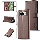 levne Ostatní pouzdra-telefon Carcasă Pro Google Pixel 9 Pro Pixel 9 Pro XL Pixel 8 Pro Pixel 8 Pixel 9 Pixel 7 Pixel 7 Pro Pixel 6 Pixel 6 Pro Flip Cover se stojánkem Magnetické Slot pro kartu Retro TPU PU kůže